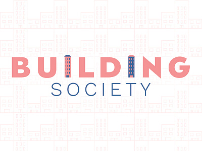 Building Society adobe illustrator branding building design design digital art graphic design illustration logo logo design minimalistic typography