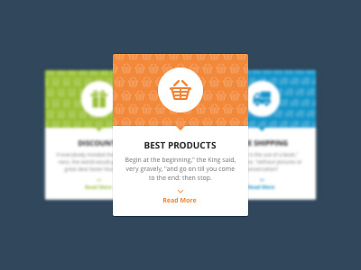 Features Cards card colorful features flat icons interface market shop ui ui kit user interface web