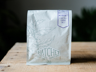 Hatchet Flagship boone boone nc branding coffee design illustration north carolina packaging design