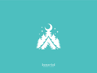 Lunarial - Brand Identity adventure brand branding clean design flat graphic design illustration logo mountain outdoor women