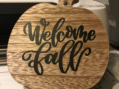 Welcome fall autumn cricut fall flourish ipadpro lettering procreate pumpkin welcome
