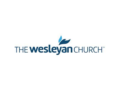 The Wesleyan Church Logo blue brand church clean dove fresh logo tm wesleyan white