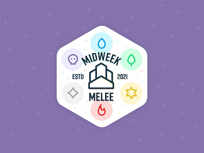 Midweek Melee Sticker