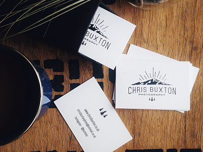 Photography Logo brand business cards hand drawn logo mountain photo photography tree vintage
