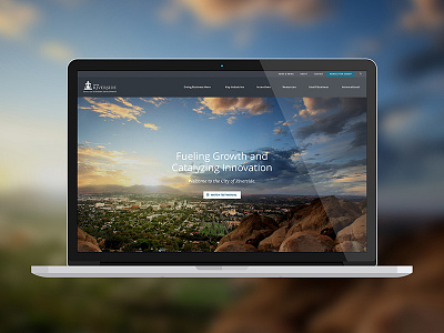 Riverside Office of Economic Development Site economic flat government redesign responsive riverside site website