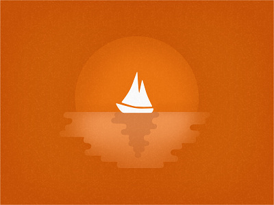 Music Cover album boat cover ep folk illustration indie music sail sailing sun texture
