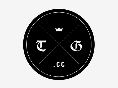 The Guild black crown design emblem identity logo mark modern vintage web website
