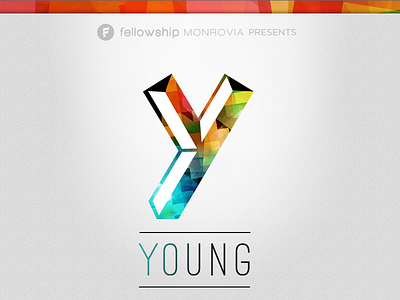 YOUNG Splash Page & Brand brand design fellowship ministry monrovia page rainbow splash web y young youth