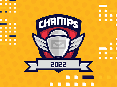 Internal Championship Branding badge branding champion champs design illustration logo seal vector