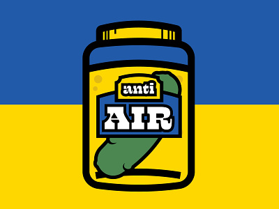 Anti-Air Gerkins gerkin illustration pickle ukraine vector