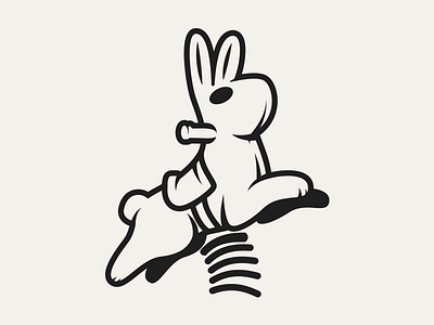 Playground Partners - Mark design illustration logo mark playground partners rabbit vector