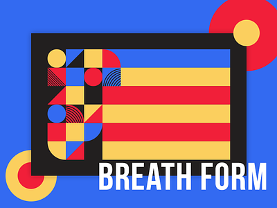 Breath Form block breath form graphic primary retro scallop