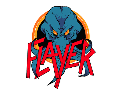 Flayer - Shirt Design design dnd dungeons and dragons fantasy illithid illustration pathfinder procreate tshirt
