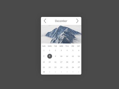 calender widget