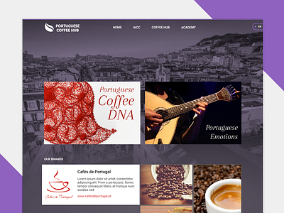 Portuguese Coffee Hub coffee emotion hub portugal website