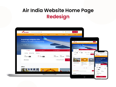 Air India Website Home Page Redesign air india design flight booking minimal ui ui ux ux
