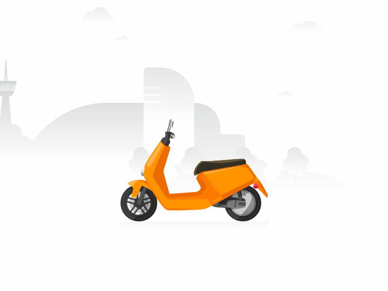 scooter loading scooter ui 动画 插图
