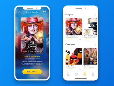 Movie App shot app design movie
