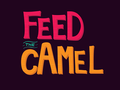 Feed the Camel Logo - Version One