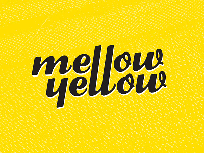 Mellow Yellow Logo bright food truck logo yellow