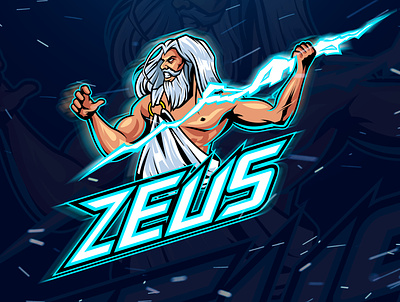 Zeus mascot logo art god goddess logo mascot mascot character mascot design mascot logo mascotlogo popart retro vector vintage zeus