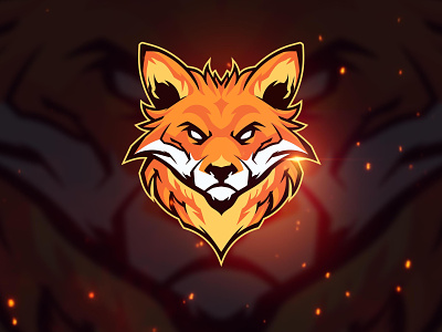 Fox Mascot Logo art concept design fox logo mascot mascot logo popart retro vector