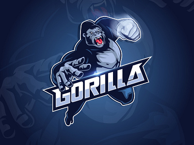 Gorilla Mascot Logo by Angga Agustiya on Dribbble