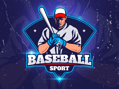 Baseball Mascot Logo