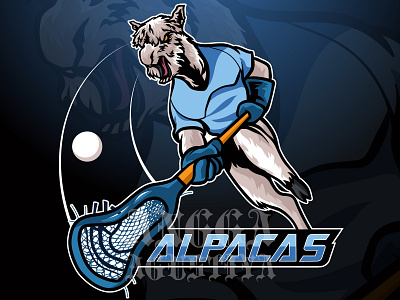 Alpacas Mascot Logo alpacas animal art ball design illustration logo mascot mascot logo popart retro sport vector vintage