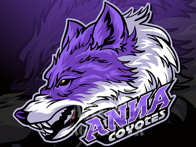 Coyotes Mascot Logo animal art concept coyote coyotes design illustration logo mascot mascot logo popart retro sport sports vector vintage wolf wolves