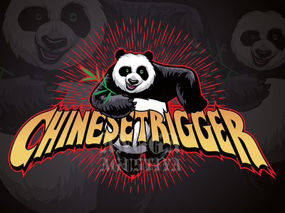 Panda Mascot Logo