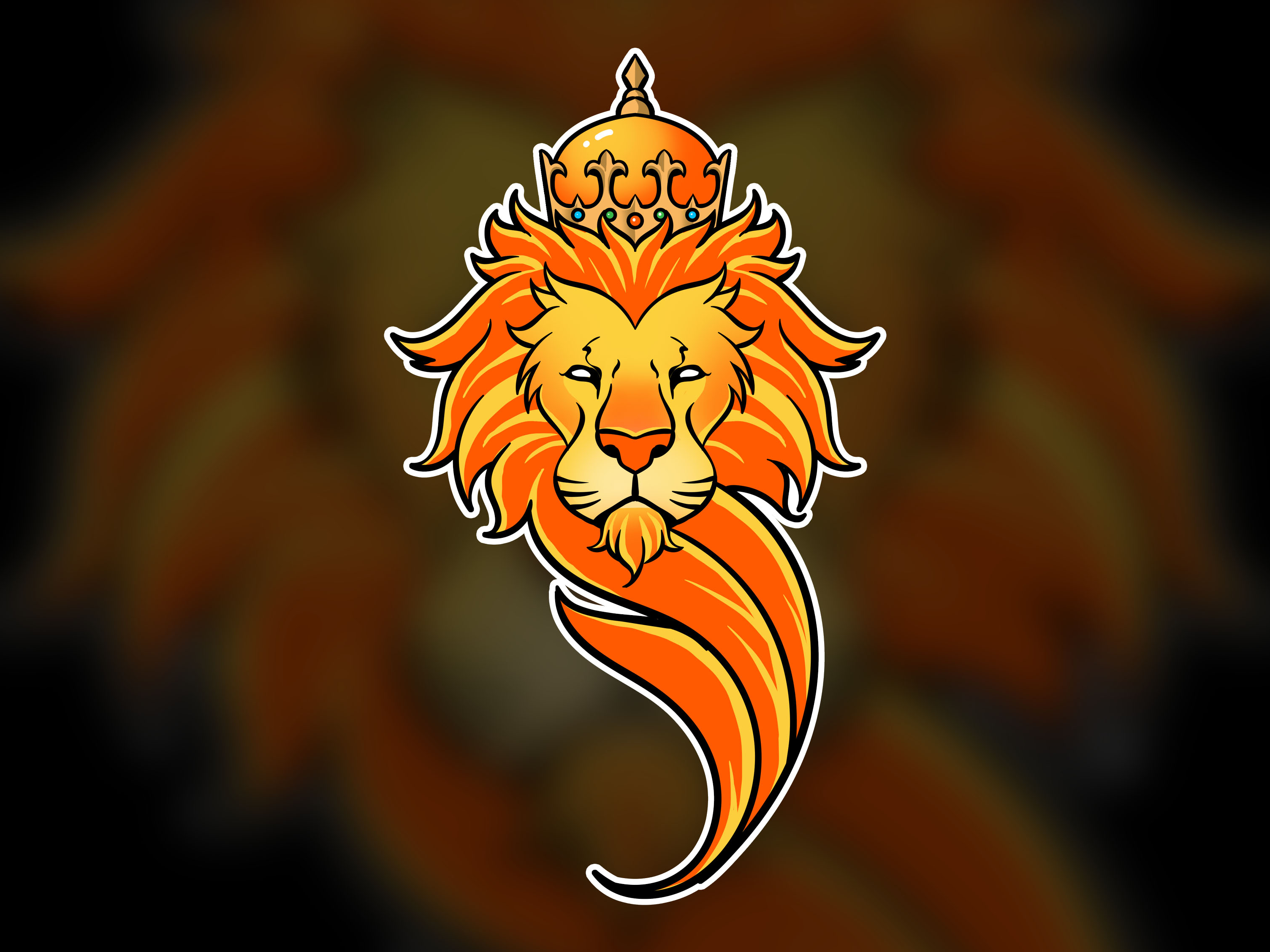 Lion Logo by Angga Agustiya on Dribbble