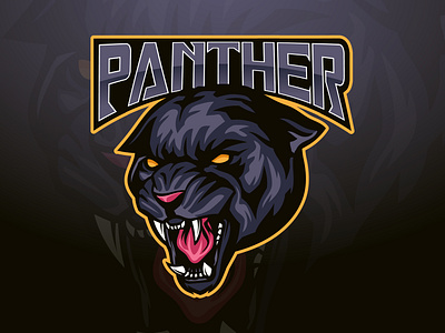 Panther Mascot Logo animal art concept design esports illustration jungle logo mascot mascot logo panther paw popart retro vector vintage wild