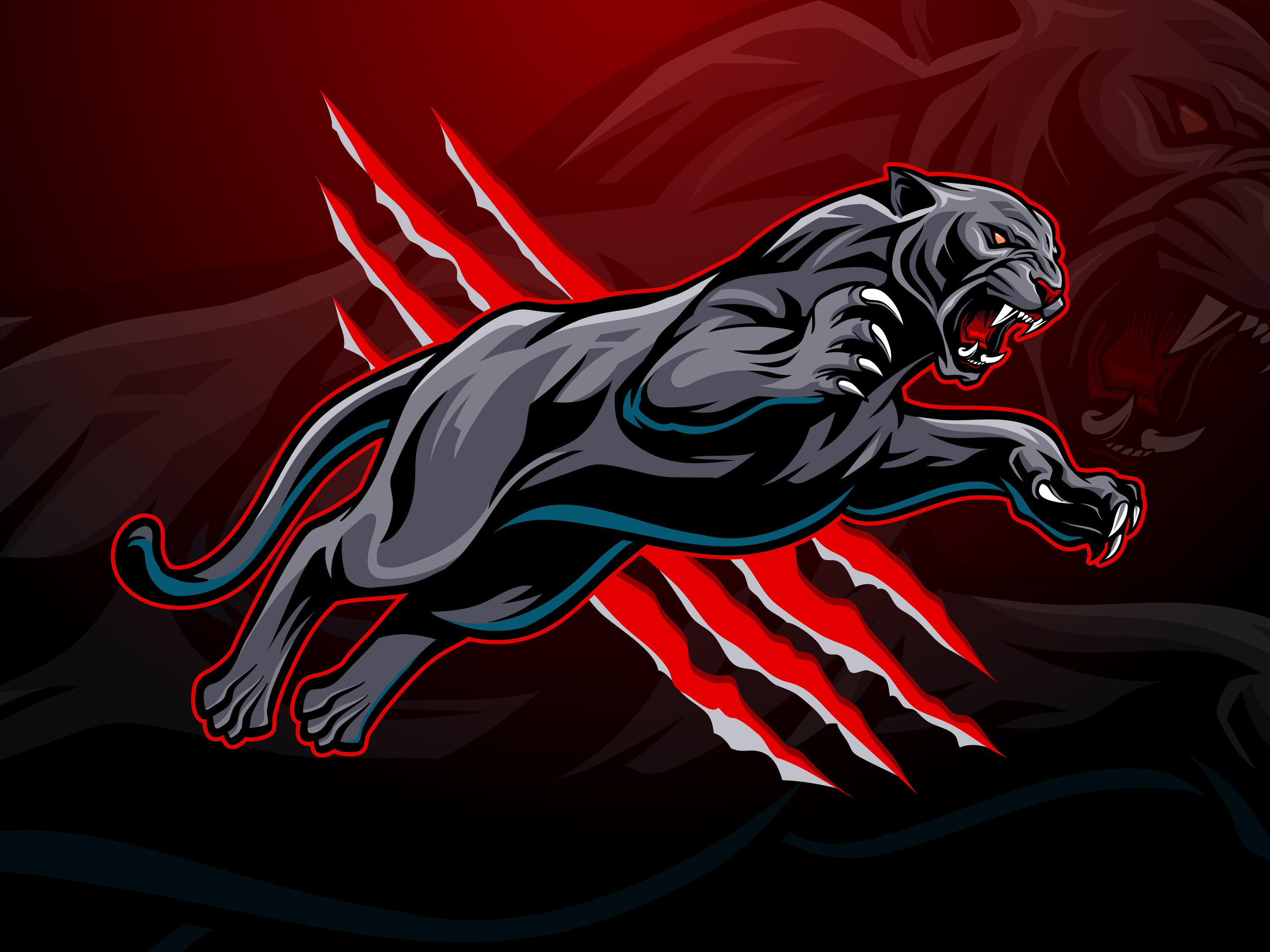 Mascot logo Panther