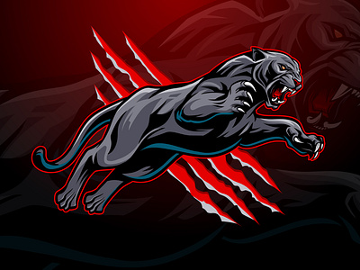 Panther mascot logo