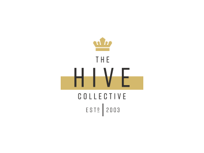 The Hive Collective brand design branding identity logo logo design mark