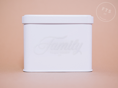 Family Trade Secret Tin Application logo identity design branding