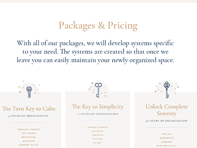 Pricing Menus graphic design squarespace squarespace designer typography web website website design