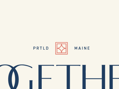 Together Brand Mark type submark identity branding design logo design feminine brand design identity design mark design logo graphic design typography branding