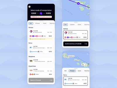 Holo - The all in one travel app airport app cab design ferry hyperloop multimodal navigation taxi train travel ui ux
