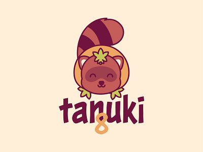 Tanuki animal character cute japan japanese jaysx kawaii logo mascot raccoon tanuki vector