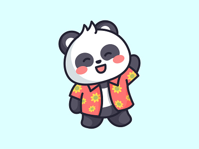 Cute Summer Panda