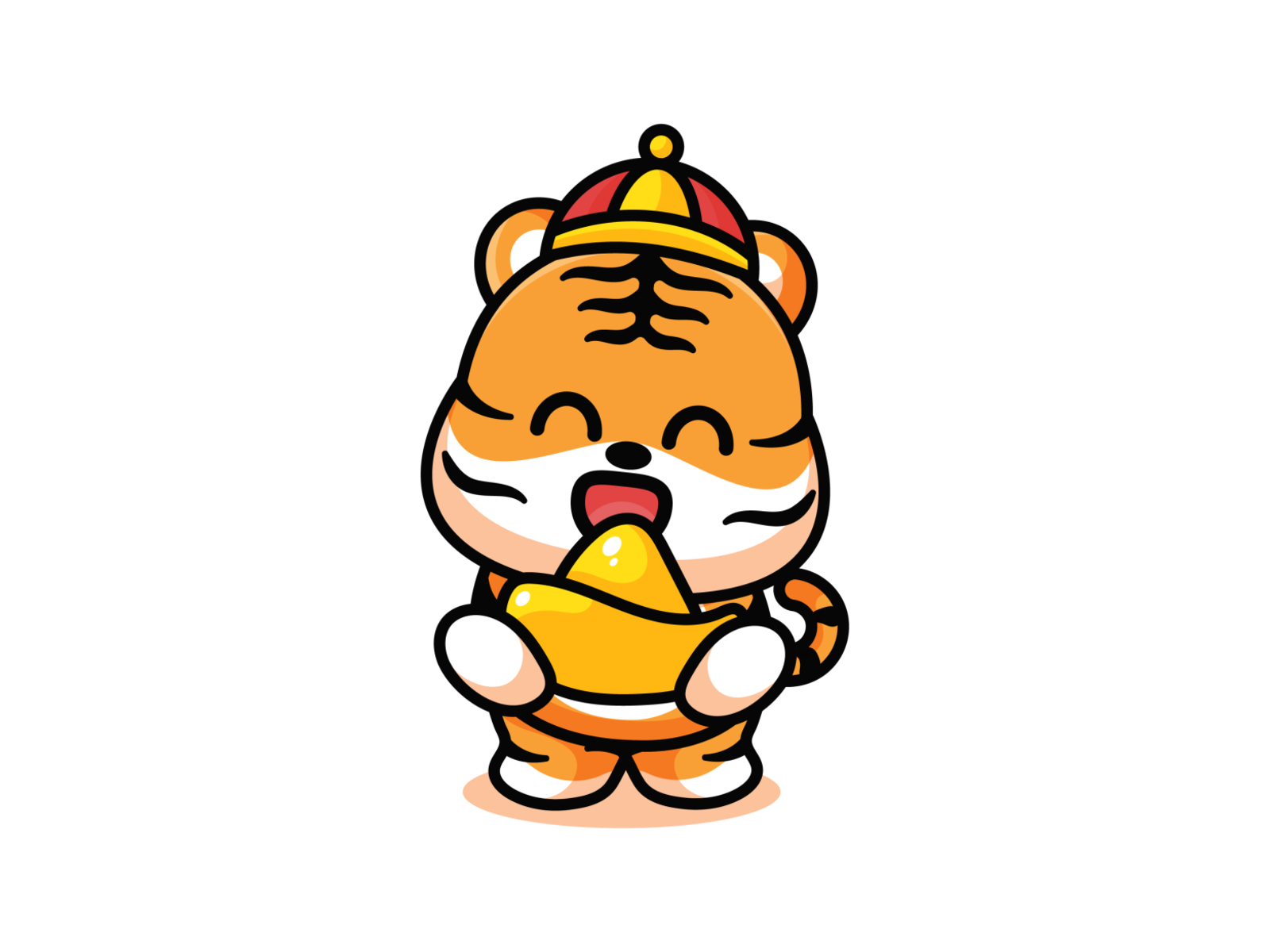 Chinese new year tiger by Jaysx1 on Dribbble