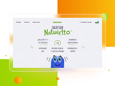 Naturino design flat icon illustration typography ui ux web