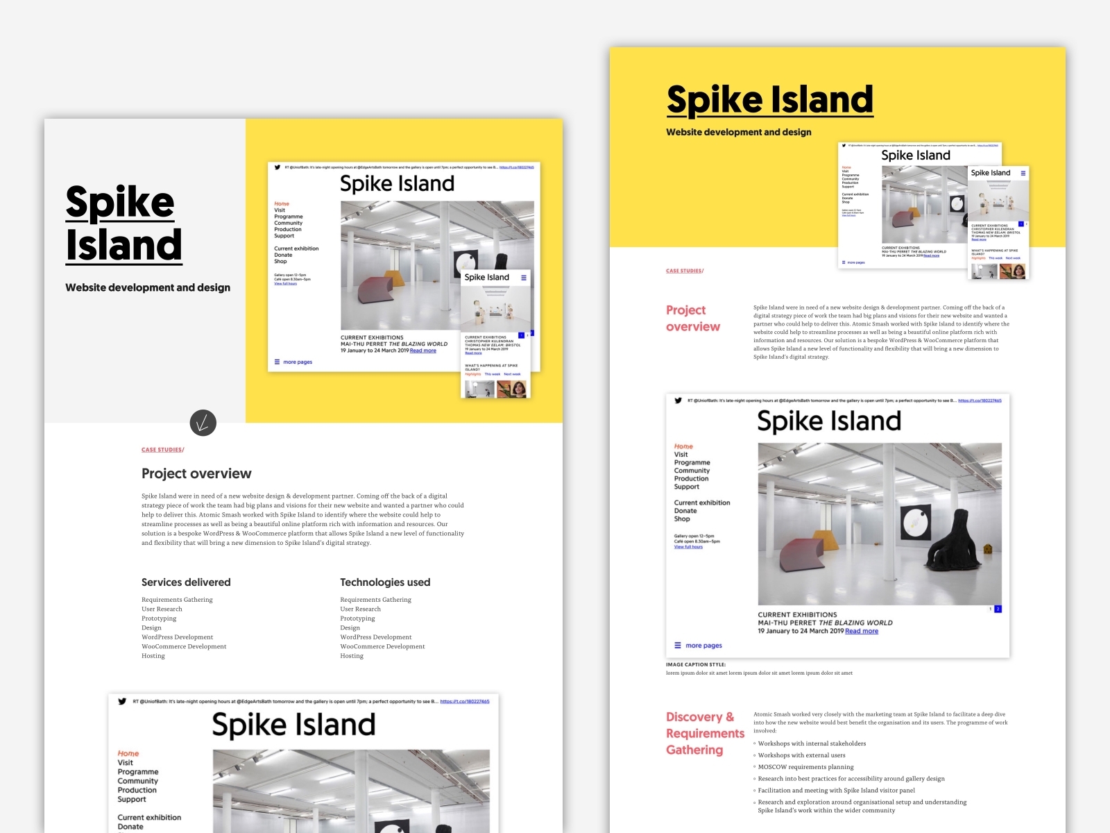 Case Studies Page Exploration By Jo For Atomic Smash On Dribbble