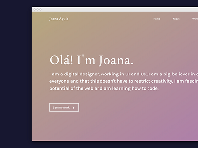 Portfolio CSS Gradient