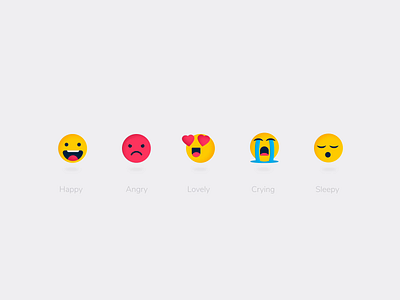 Emojis animation emoji set emojis feedback icon illustration intraction moods