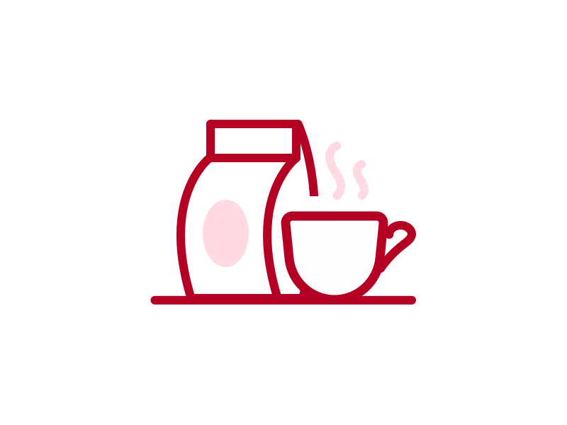 Hot Coffee animation app color design gif homecare icon iconeanimation illustration vector