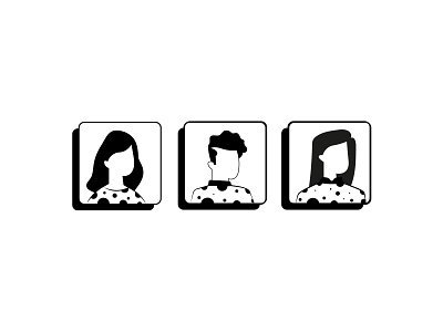 Avatar 01 avatar avatar design black face icon illustration logo profile ui web