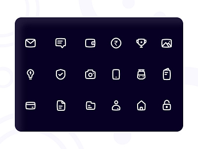 Dark Mode Icons | Payments